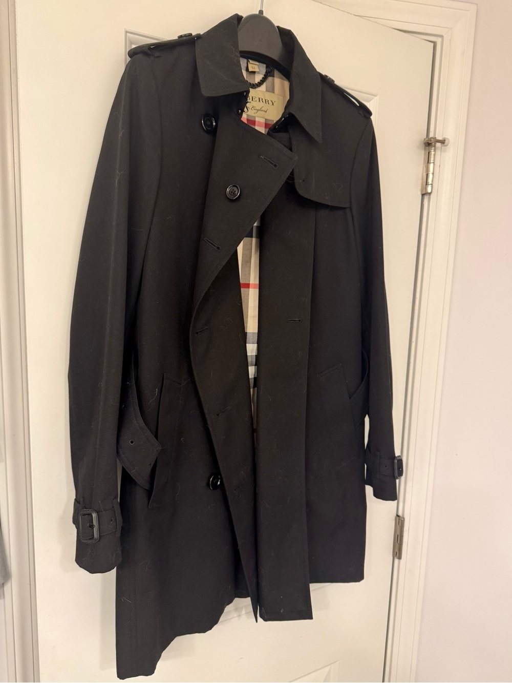 Burberry Black Trench Coat